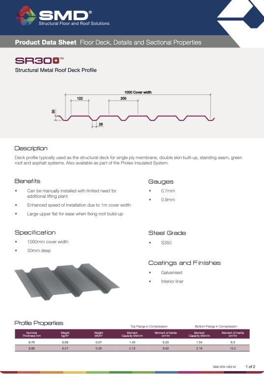SR30+ Data Sheet